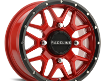 Aluminum Wheels 15x7 Krank Simulated Beadlock UTV A94R Red 10 Offset 4 on 137 Bolt Pattern Raceline