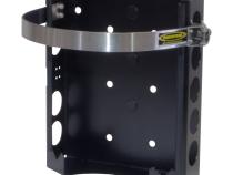 Propane Tank Bracket 11 Lb Worthington 2.5 Gallon 9 Inch Diameter Powder Coated BlackPower Tank
