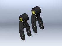 Jeep Cherokee Adjustable Rear Shackles 1984-2001 XJ Clayton Off Road