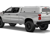Tacoma Truck Bed Cap SmartCap EVOc Commercial White For 24-Present Toyota Tacoma 6 Foot Standard Bed RSI SmartCap
