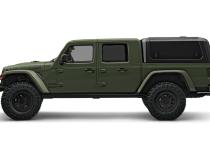 Gladiator Truck Bed Cap SmartCapEVO Sport Matte Black 20-24 Jeep Gladiator 5 Foot Short Bed SmartCap