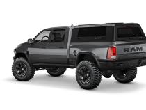 RAM 1500 Truck Bed Cap SmartCapEVO Sport Matte Black For 09-24 DS (Classic Body Style) RAM 1500 5.7 Foot Short Bed SmartCap