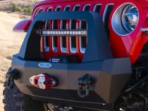 Jeep Bull Bar For Rigid Series Front Bumper Only Black Powdercoat Rock Slide Engineering