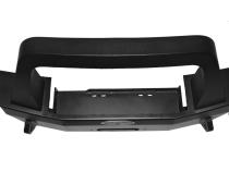 Jeep JK Full Front Bumper For 07-18 Wrangler JK With Winch Plate Bull Bar Black Powdercoated Rigid Series Rock Slide Engineering