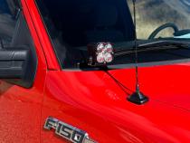 09-14 Ford F-150 Hood Hinge Light Bracket Kit Grimm Offroad