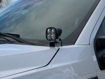 17-21 Ford F-250 - F-550 Super Duty Hood Hinge Light Bracket Grimm Offroad