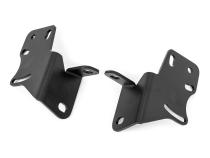 Bronco Steel Front Bumper 40In Center Light Mounting Bracket Kit Grimm Offroad
