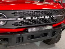 Bronco Steel Front Bumper Light Bridge Grimm Offroad