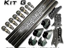 Easy 3 Link Kit G Adjustable Upper link No Tubing Outside Frame Offset Front Passenger Rear Driver Artec Industries