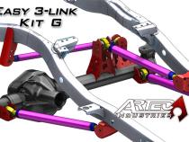Easy 3 Link Kit G Adjustable Upper link No Tubing Outside Frame Offset Front Passenger Rear Driver Artec Industries