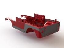 Jeep TJ Competition Cut Corners Bare Steel Pair Motobilt