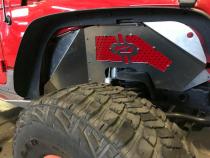 Jeep JK Front Inner Fenders 07-18 Wrangler JK Aluminum Motobilt