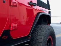 Aluminum Crusher 2 Inch Rear Fenders for Jeep JK / JKU Motobilt