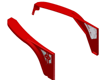 Jeep TJ Fenders 2 Inch Flare No Inner Fender Flat Fender 97-06 Wrangler TJ/LJ Pair Motobilt