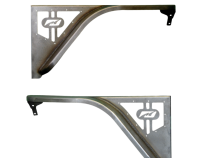 Jeep TJ Fenders 4 Inch Flare No Inner Fender Flat Fender 97-06 Wrangler TJ/LJ Pair Motobilt