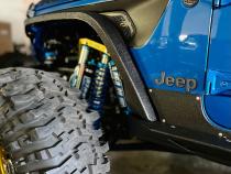 Aluminum Front Fender Flares for Jeep JL/JLU/JT Gladiator Motobilt