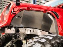 Aluminum Blank Front Inner Fenders for JL/JLU/JT Gladiator Motobilt