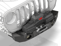 Gladius Frame Chop Bumper for Jeep JK/JL/JT Motobilt
