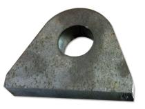 Flat 3.5 Inch Weld On D-Ring Mount Steel Motobilt