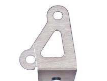 A-Pillar Light Mount Brackets for Jeep CJ/YJ Raw Motobilt