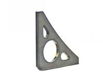 Two Tear Gusset 3x3 Inch Steel Motobilt