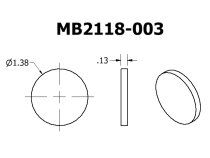 Round Tube End Cap 1.5 Inch Motobilt