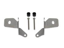 Jeep JL/JT A-Pillar Cube Mount For 18-Pres Wrangler JL 20-Pres Gladiator Raw Steel Motobilt