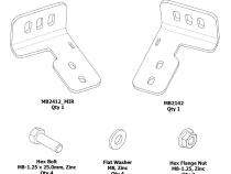 Bed Light Mounts for Jeep JT Gladiator - Powdercoated Motobilt
