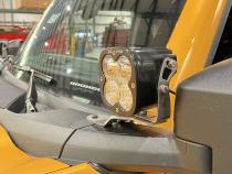 A-Pillar LED Light Mount For 2021 Ford Bronco Bare Steel Motobilt