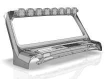 Windshield Light Bar Bracket For Mojave and 392 Motobilt
