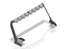 Windshield Light Bar Bracket For Mojave and 392 Motobilt