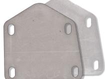 Jeep TJ C Pillar Roll Cage Feet Steel Motobilt