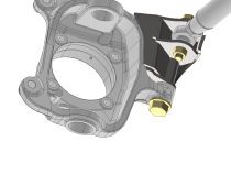 High Steer Brackets for Super Duty 60 For 2005-2012Ford F-350 Super Duty Motobilt