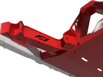 4 Link Suspension Bracket Kit With Skid Plate For 12-18 Jeep JKU Bare Steel Motobilt