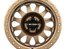 Aluminum Wheels 15x8 Double Standard MR304 Bolt Pattern 5 On 114.3 Offset -24 Lip Size 3.5 Method Bronze BRZ Method