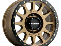 Aluminum Wheels 20x10 NV MR305 Bolt Pattern 8 On 170 Offset -18 Lip Size 2.05 Method Bronze BRZ Black Street Loc Method