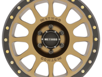 Aluminum Wheels 20x9 NV MR305 Bolt Pattern 6 On 135 Offset 18 Lip Size 1.42 Method Bronze BRZ Black Street Loc Method