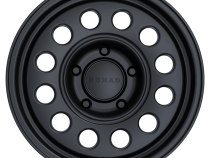 Aluminum Wheels 17x8.5 501SB Convoy Satin Black 5 On 127 Bolt Pattern 78.1 Bore 0 Offset Nomad Wheels