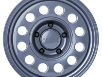 Aluminum Wheels 16x8 501UG Convoy Utility Gray 5 On 139.7 Bolt Pattern 106.5 Bore -10 Offset Nomad Wheels