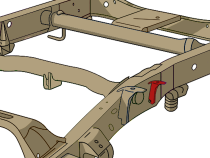Center Bed Mount For 99-06 Chevy and GMC Pick Up Trucks Rust Buster Frameworks