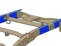 Rust Buster 2007-2019 Chevy Silverado/GMC Sierra Extended Cab Rear Frame Section Right Side