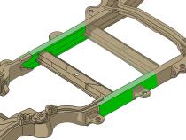 Center Frame Repair Kit For 88-98 Chevy C/K1500 Passenger Side Rust Buster Frameworks
