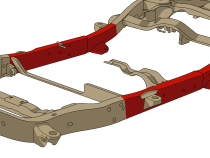 Rust Buster 2000-2014 Generation 1 Avalanche/Suburban/Yukon XL/Escalade Center Frame Section RB7401