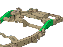 Over Axle Frame Repair Kit For Avalanche/Suburban/Yukon Driver Side Rust Buster Frameworks