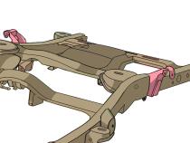 Rear Upper Shock Mount For Avalanche/Suburban/Yukon Passenger Side Rust Buster Frameworks