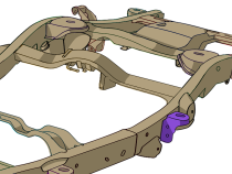 Center Rear Body Frame Mount For Avalanche/Suburban/Yukon Rust Buster Frameworks