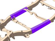 07-14 Toyota FJ Cruiser Center Frame Section Driver Side Rust Buster Frameworks