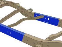Center Frame Section Passenger Side For 2000-2006 Toyota Tundra Rust Buster Frameworks
