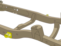 Front Frame Body Mount Passenger Side For 2000-2006 Toyota Tundra Rust Buster Frameworks