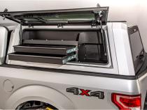 Truck Bed Drawer Drawer-Bin Mid-Size EVO and EVOc Applications 5 Foot or 6 Foot Bed Left Side Mount SmartCap(R) ‚Дц–о—Ь‚Дм–ж‚Дм—о Fits all mid-size EVO Series Caps